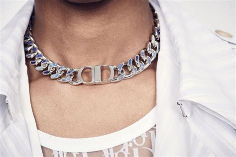 christian dior cuff|christian dior men's necklace.